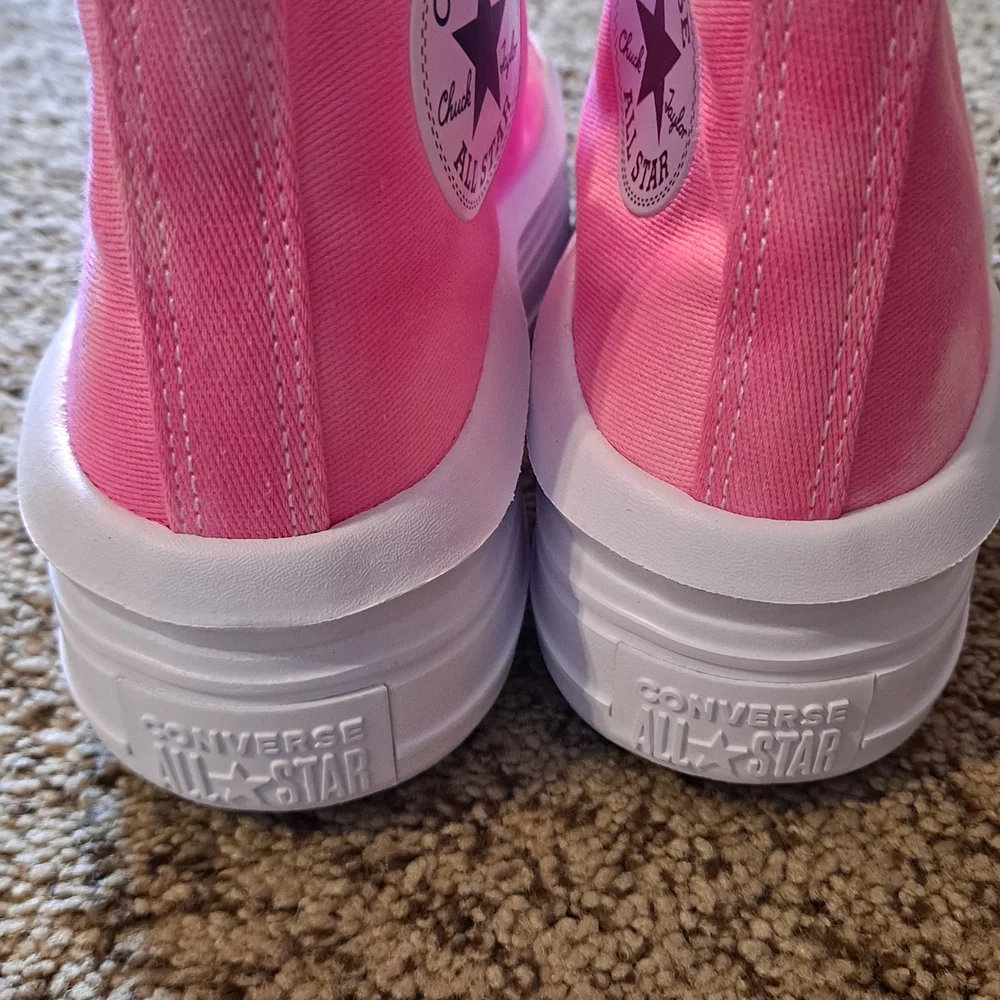 Converse Chuck Taylor Move Hi Tops Chaos Fushcia Size Youth 5.5 Women 7.5 EUR 38